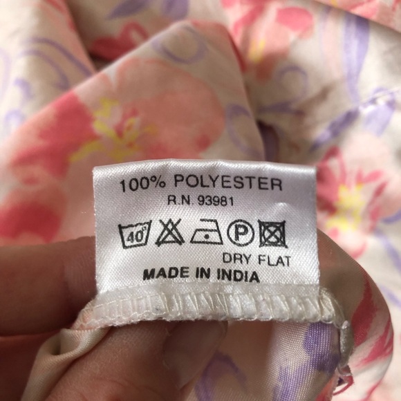 Vtg Floral Sleep Shirt - Picture 16 of 16